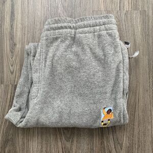 Vtg Platinum Fubu Joggers Sweatpants Gray L‎ Mens Fat Albert Embroidered Y2k
